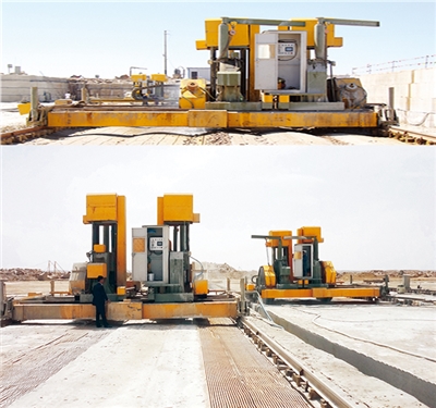 HKZS1600/1800/2000/2200/2500 雙機（jī）頭石材礦山組合鋸機